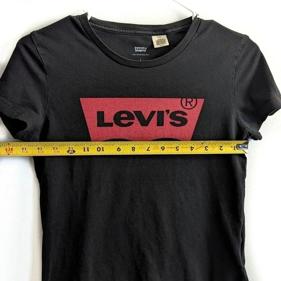 Levi's Short Sleeve Logo Perfect Tee Shirt - Picture 3 of 6